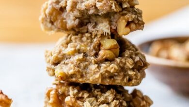 Banana Oatmeal Cookies