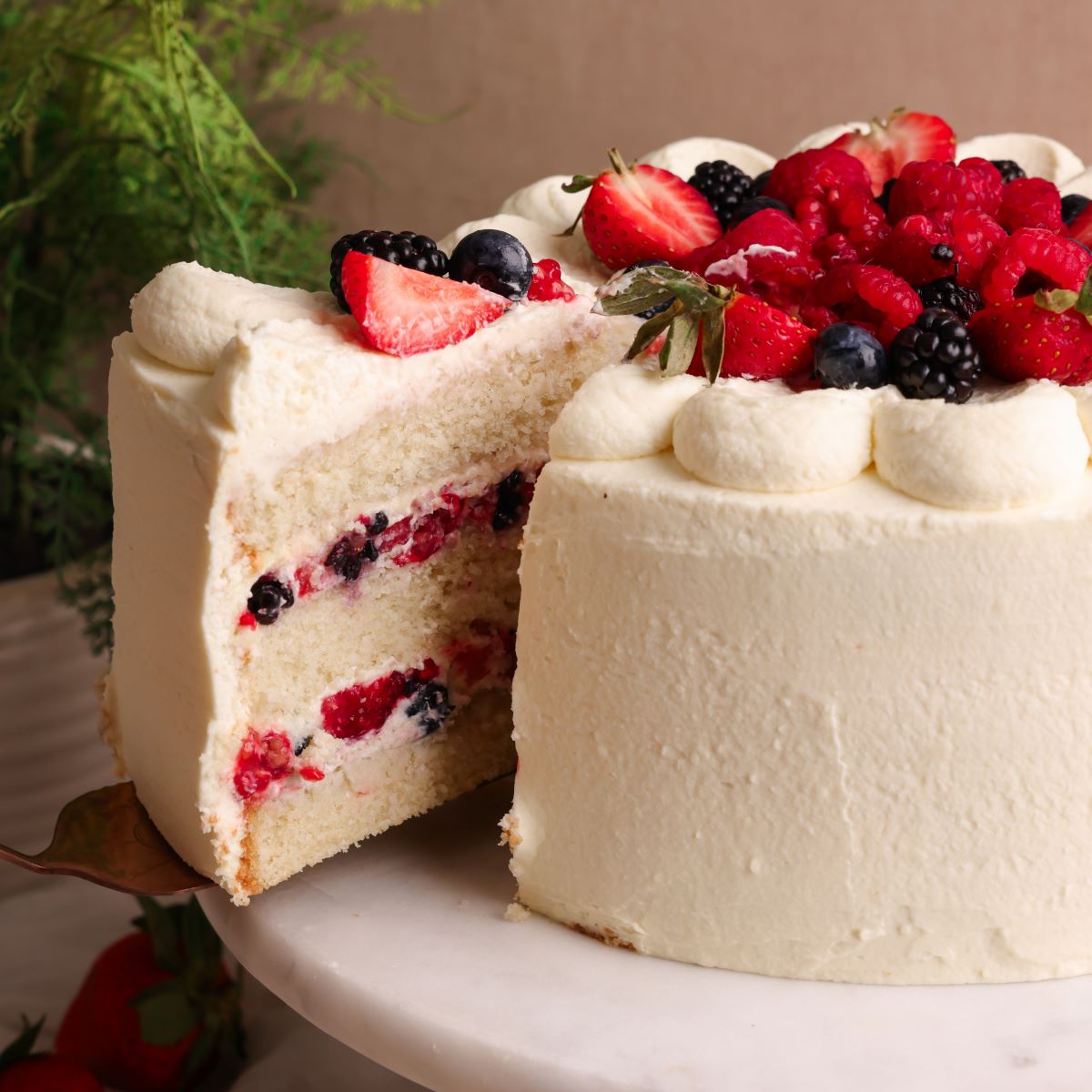 Berry Chantilly Cake Recipe