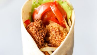 Crispy Chicken Wrap Recipe