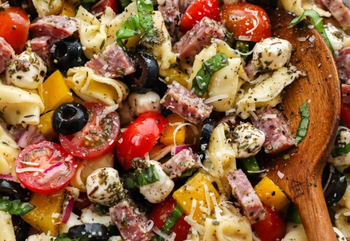 Easy Italian Tortellini Pasta Salad