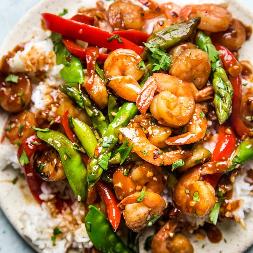 Garlic Shrimp Stir Fry