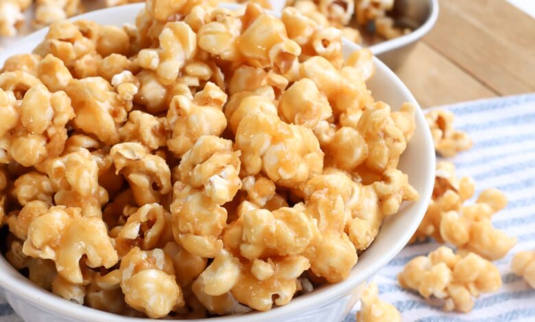 Homemade Caramel Popcorn