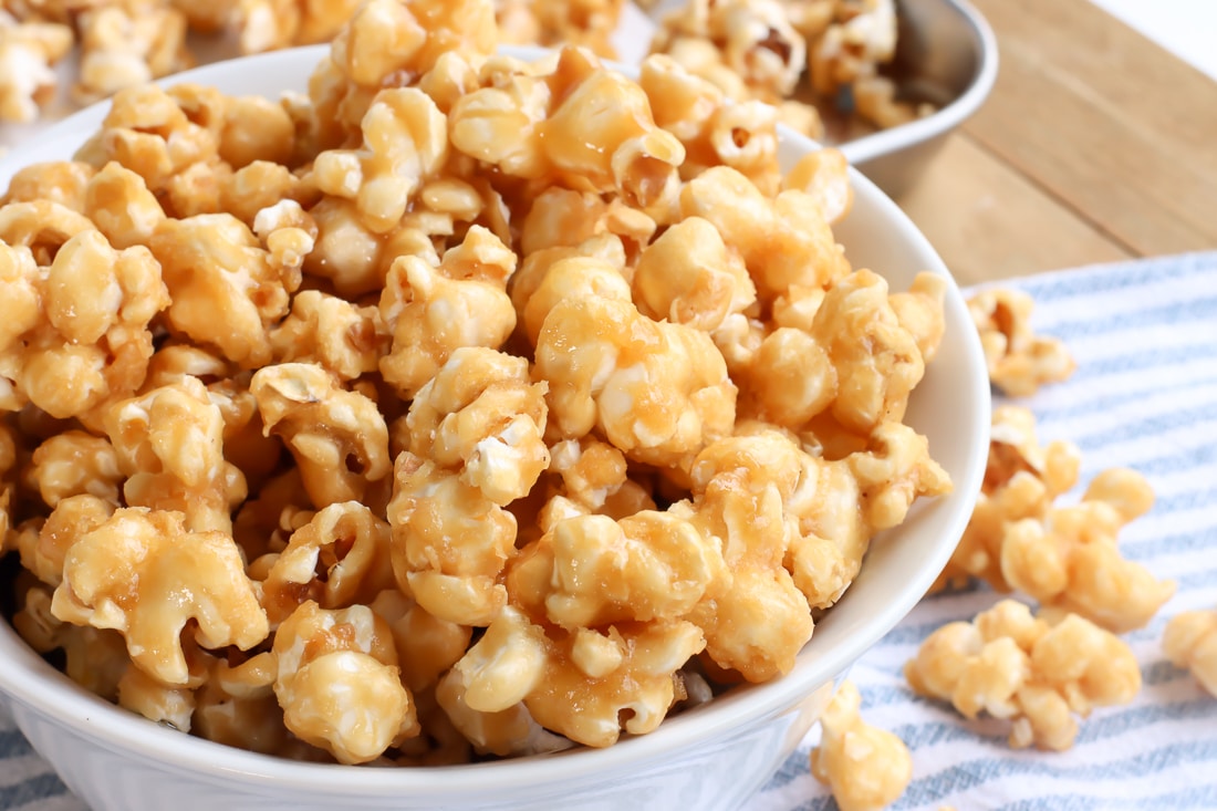 Homemade Caramel Popcorn