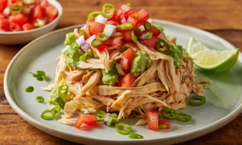 how to make cafe rio shredded chicken