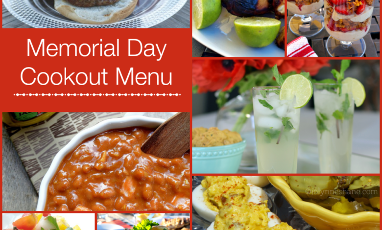 Memorial Day Menu Plan