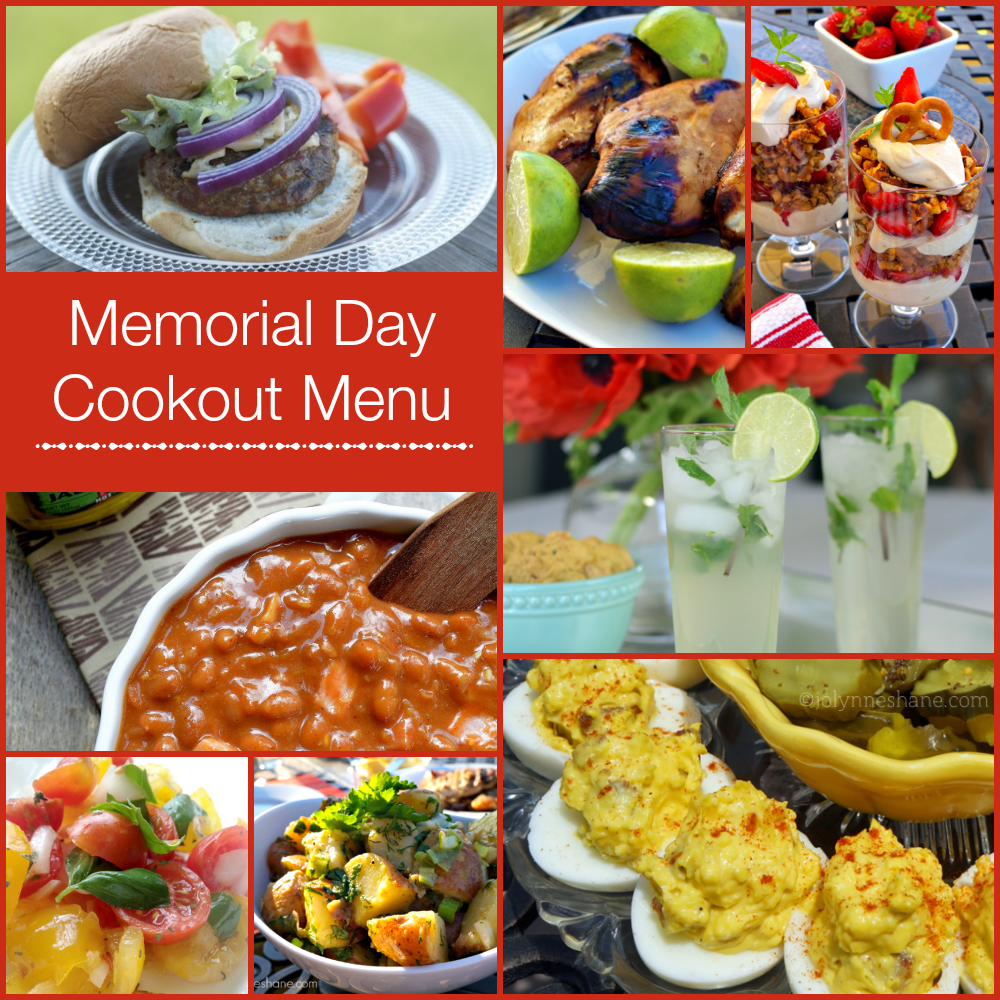 Memorial Day Menu Plan