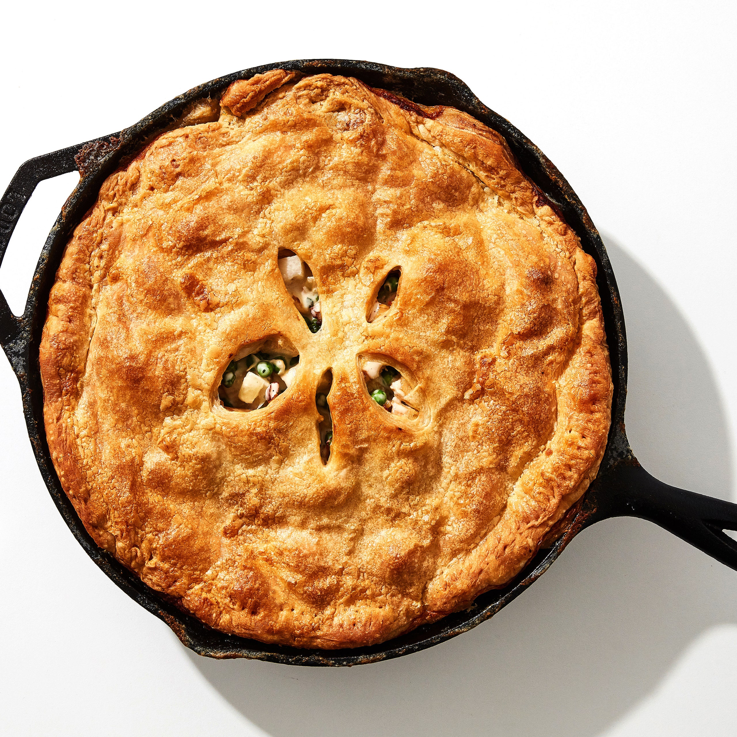 One Skillet Chicken Pot Pie