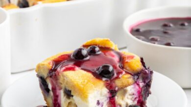 Overnight Blueberry French Toast