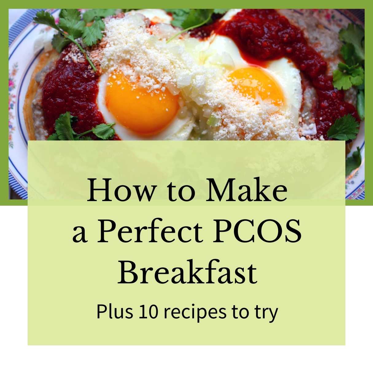 Pcos Breakfast Recipes