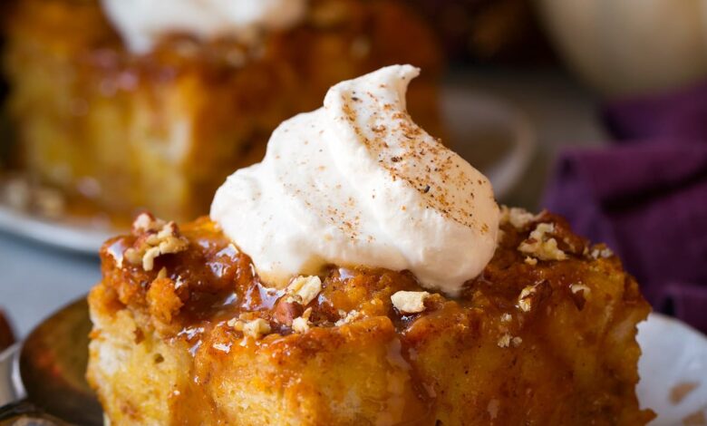 Pumpkin Bread Pudding