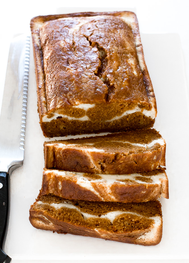 Pumpkin Cream Cheese Bread