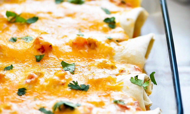 Ranch Chicken Enchiladas