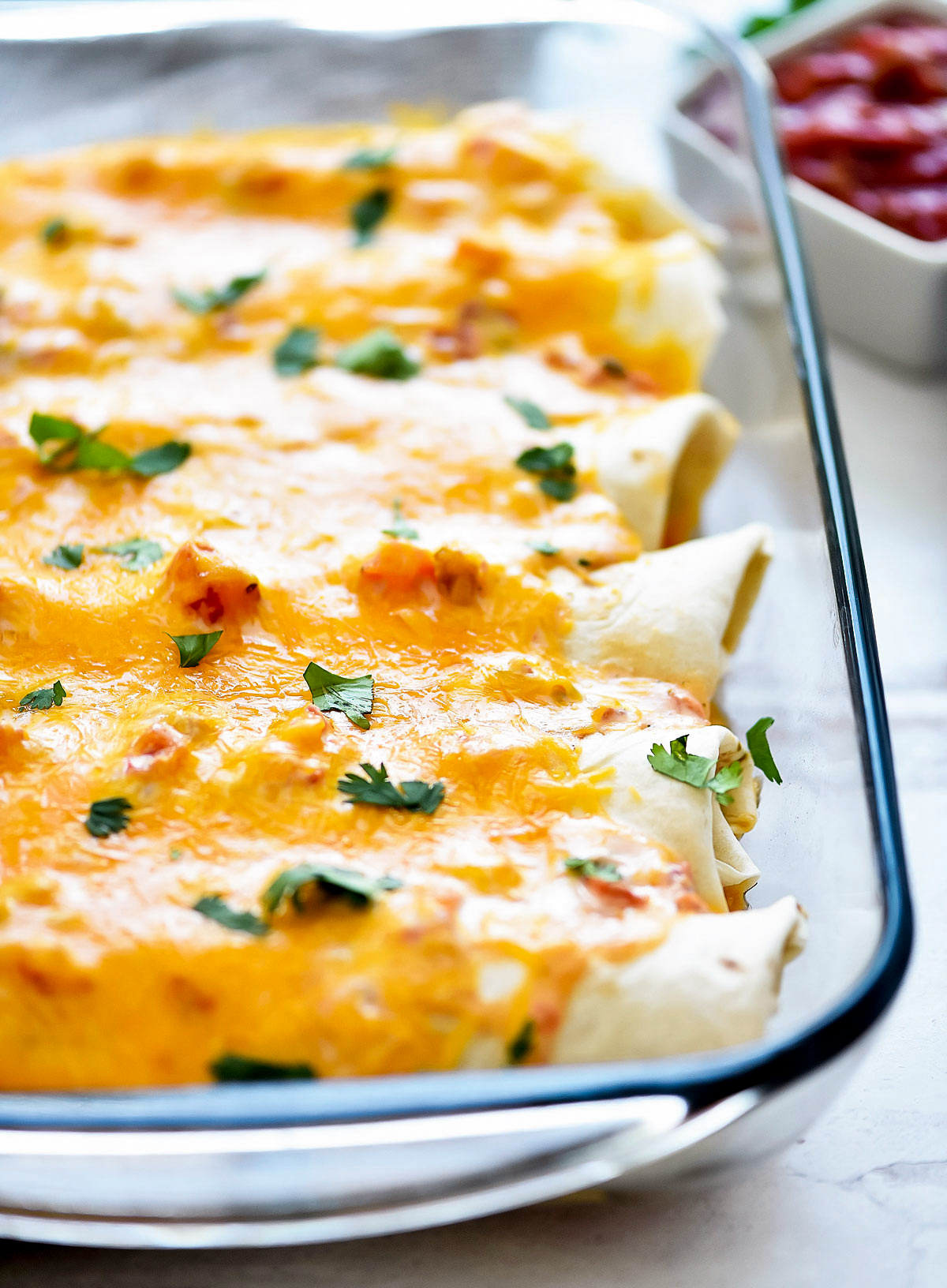 Ranch Chicken Enchiladas