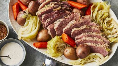 Traditional Corned Beef Cabbage