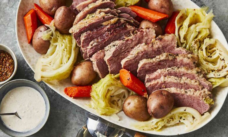 Traditional Corned Beef Cabbage